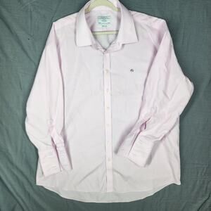 Charles Tyrwhitt Dress Shirt Men 20 37 Classic Fit Pink Button Up Flip Cuff Work